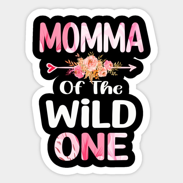 momma of the wild one momma Sticker by Bagshaw Gravity